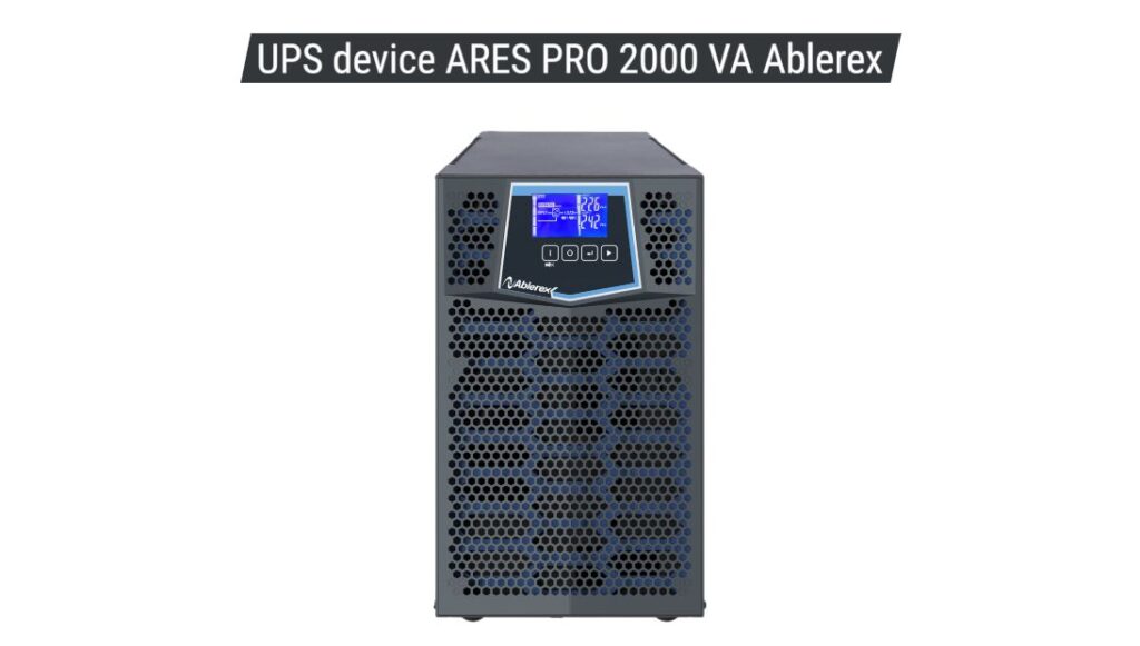 UPS device ARES PRO 2000 VA Ablerex 3R