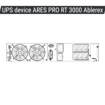 UPS device ARES PRO RT 3000 VA Ablerex