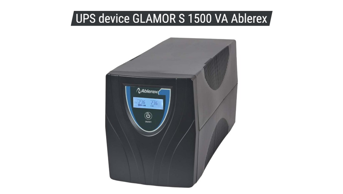 UPS device GLAMOR S 1500 VA Ablerex - Backup-power