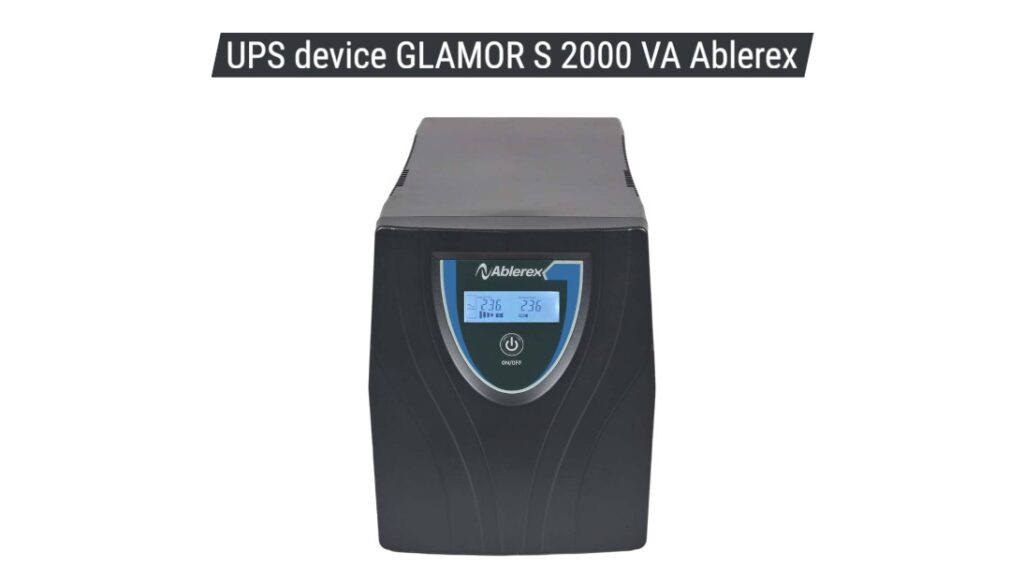 UPS device GLAMOR S 2000 VA Ablerex 01