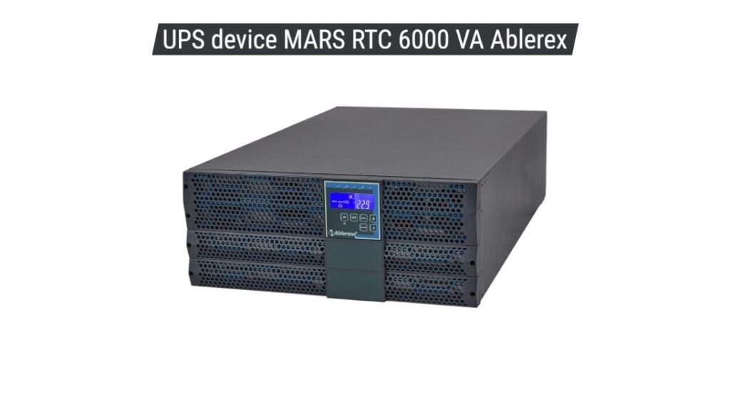 UPS device MARS RTC 6000 VA Ablerex 01