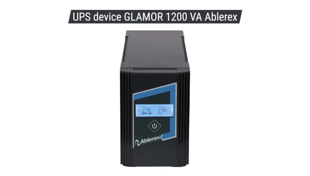 UPS device GLAMOR 1200 VA Ablerex 2