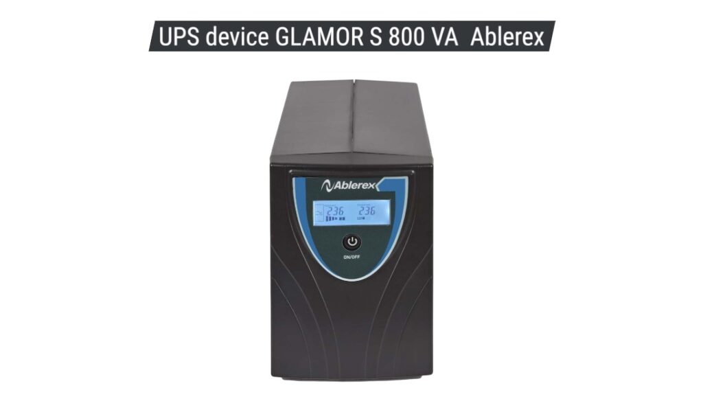 UPS device GLAMOR S 800 VA Ablerex 01